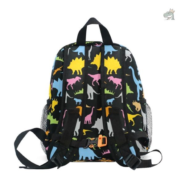 Cartable dinosaure noir, accessoire ludique et pratique
