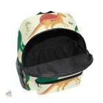 Cartable Dinosaure avec motifs colorés, idéal pour l'école