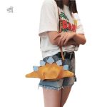 Sac à main stylé représentant un dinosaure