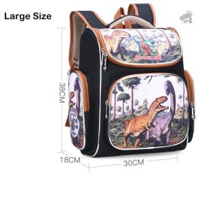 Sac d'école thème dinosaure, idéal pour les petits aventuriers