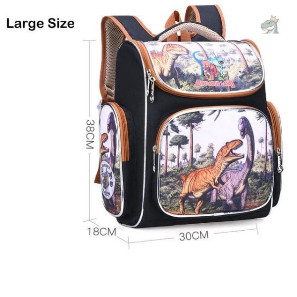 Sac d'école thème dinosaure, idéal pour les petits aventuriers