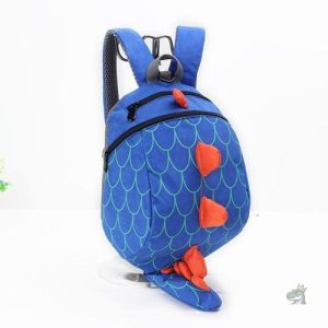 Sac dinosaure pour maternelle, modèle avec crête
