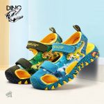 Sandales antidérapantes dinosaure pour enfants