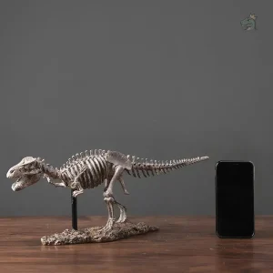 Statue d'un squelette de dinosaure pour collection