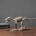 Décoration squelette dinosaure en résine détaillée