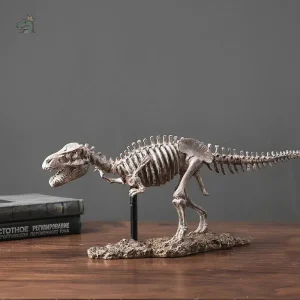 Décoration squelette dinosaure en résine détaillée