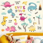 Stickers dinosaure pour enfants, ajout amusant à la décoration