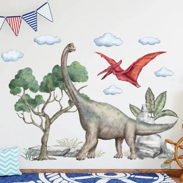 Sticker dino géant pour une décoration originale