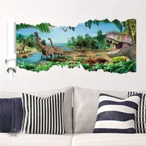 Sticker mural dinosaure pour ajouter une touche ludique