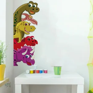 Stickers dinosaure amusants pour une ambiance ludique