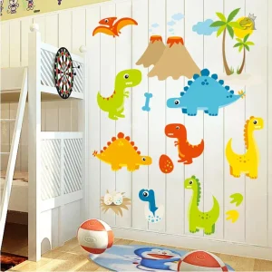 Adhésif dinosaure mignon pour décoration infantile