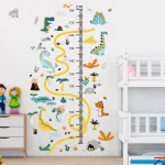 Détail d'un sticker dinosaure adapté aux enfants