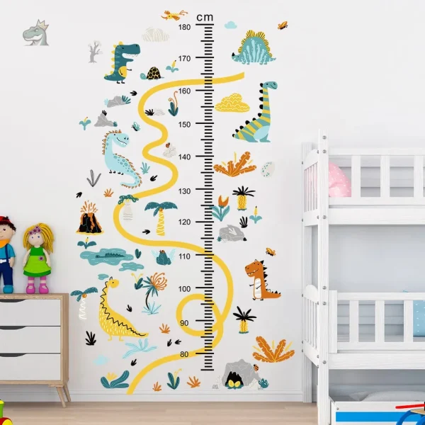Détail d'un sticker dinosaure adapté aux enfants