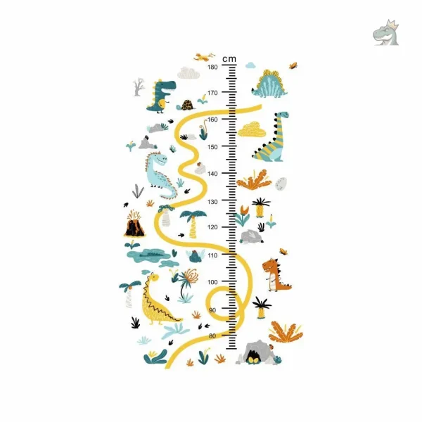 Autocollant dinosaure ludique pour stimuler l'imagination