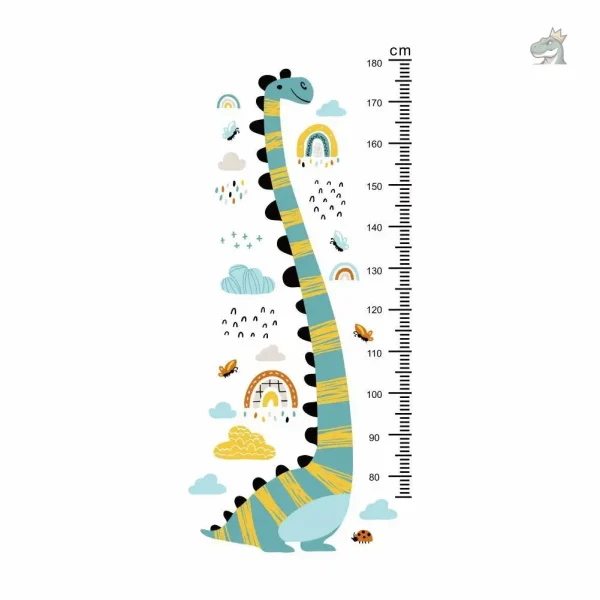 Sticker mural sur le thème des dinosaures pour enfants
