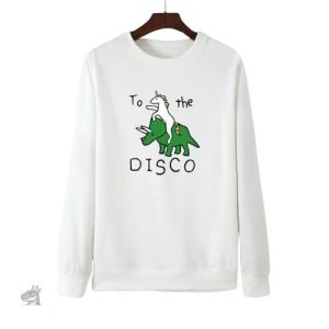 Sweat dinosaure pour ado avec motif licorne
