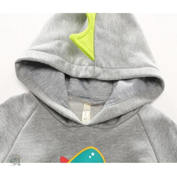 Sweat à capuche original dinosaure pour le quotidien