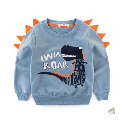 sweat-dinosaure-garcon-1 Sweat dinosaure bleu pour garçon