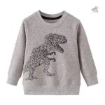Sweat T rex pour enfants, motif dinosaure amusant