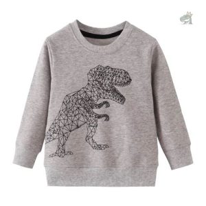 Sweat T rex pour enfants, motif dinosaure amusant