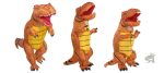 Déguisement dinosaure gonflable, T-Rex féroce