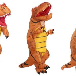 Déguisement dinosaure gonflable, T-Rex féroce