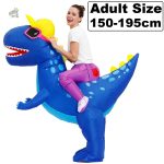 Costume T-Rex gonflable pour femme