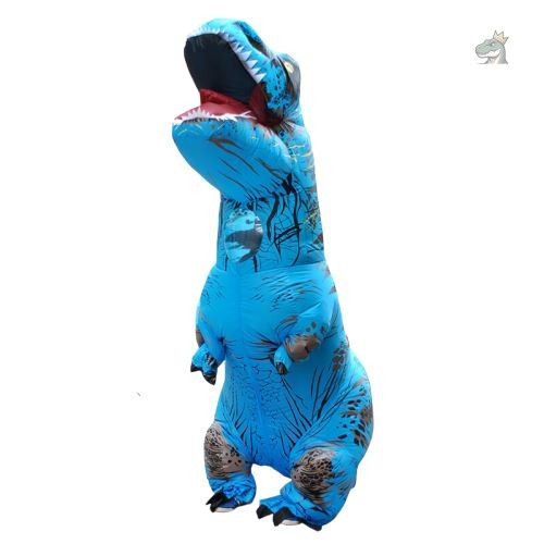 t-rex-costume-prank-1 Costume Dinosaure T-Rex Bleu pour enfants