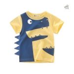 T-Shirt Dinosaure avec un design amusant et coloré