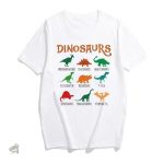 Style décontracté avec motif dinosaure pour enfants et adultes