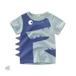 T-Shirt Dinosaure Kawaii avec design amusant et coloré