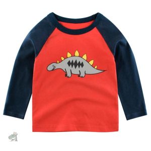 T-Shirt stégosaure junior pour les fans de dinosaures
