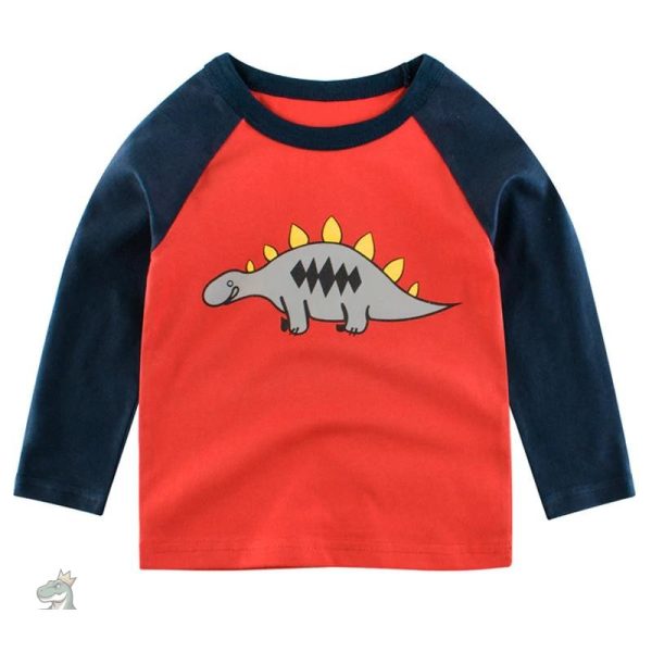 t-shirt-stegosaure-junior-1 T-Shirt stégosaure junior pour les fans de dinosaures