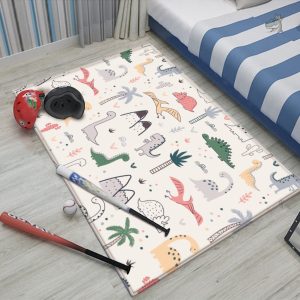 Tapis dinosaure pour chambre d'enfant