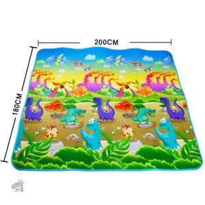 Tapis dinosaure, idéal pour le jeu et l'apprentissage