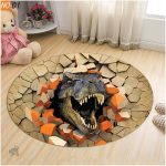 Tapis d'entrée Jurassic Park avec motif dinosaure