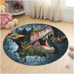 Tapis dinosaure HD pour une décoration ludique