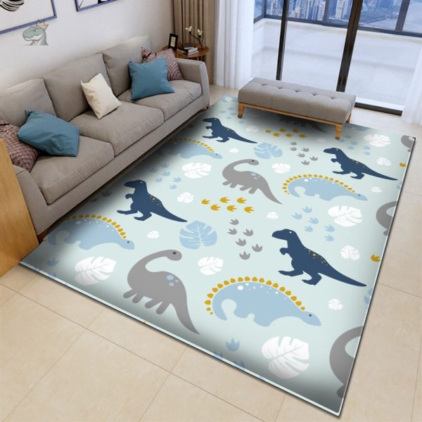 Tapis décoratif dinosaure pour salle de jeux