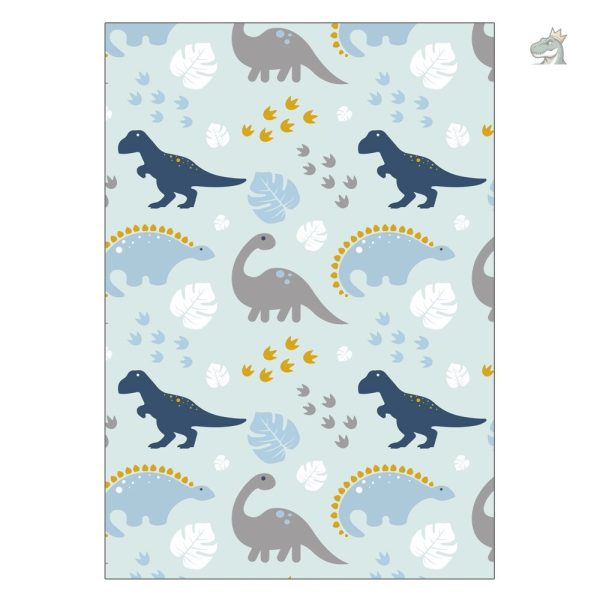Tapis doux dinosaure pour les espaces d'enfants