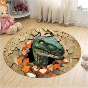Tapis jeu dinosaure Jurassic World pour enfants