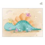 Tapis avec motif dinosaure, idéal pour décoration ludique