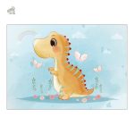 Tapis d'éveil avec motifs de dinosaures amusants