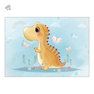 Tapis d'éveil avec motifs de dinosaures amusants
