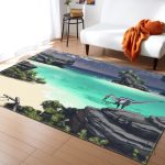 Tapis enfant dinosaure amusant