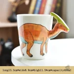 Mug dino en relief pour les fans