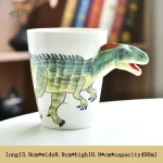 Mug dinosaure coloré pour collectionneurs