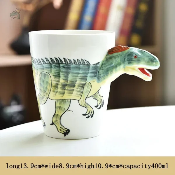 Mug dinosaure coloré pour collectionneurs