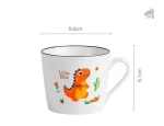 Tasse originale avec illustration de dinosaure coloré