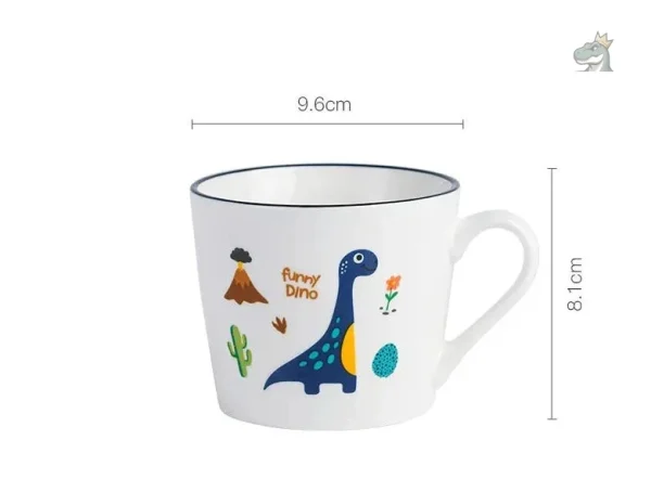 Tasse ludique dinosaure parfaite pour les goûters