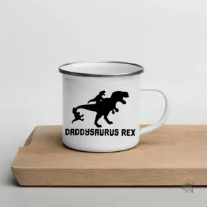 Tasse pour papa avec motif dinosaure ludique